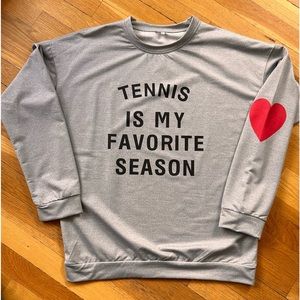 “Tennis” Sweatshirt NWOT